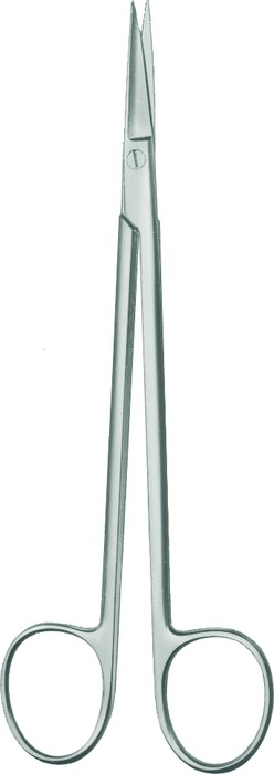 Scissors, acc. to Kelly, straight, length 16 cm