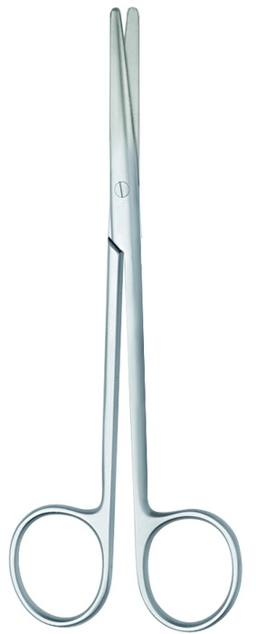 Dissecting scissors, acc. to Metzenbaum, blunt/blunt, straight, length 14.5 cm