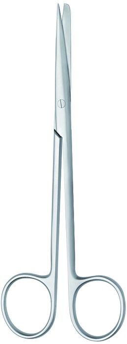 Dissecting scissors, acc. to Metzenbaum, pointed/blunt, straight, length 14.5 cm