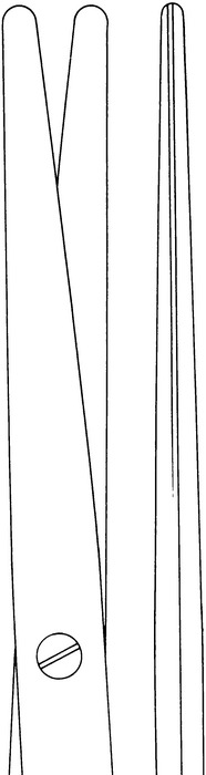 Dissecting scissors, acc. to Metzenbaum, straight, length 23 cm - Image 2