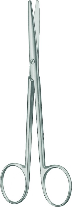 Scissors, acc. to Lexer, fine, straight, length 16.5 cm