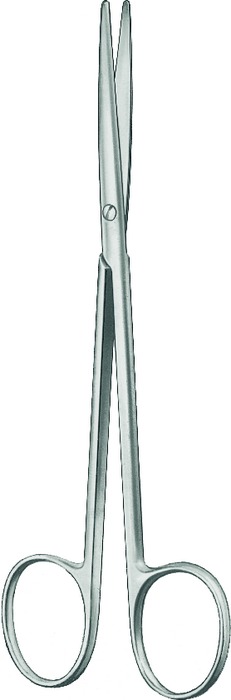 Dissecting scissors, acc. to Metzenbaum-Fino, fine, straight, length 14.5 cm