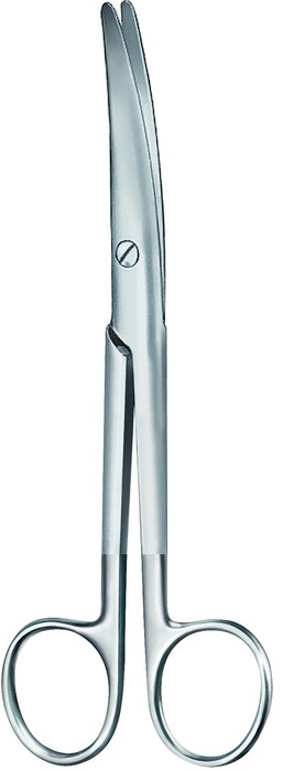 SuperCut scissors, acc. to Mayo-Stille, curved, length 15 cm