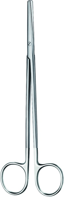 SuperCut dissecting scissors, acc. to Metzenbaum, straight, length 23 cm