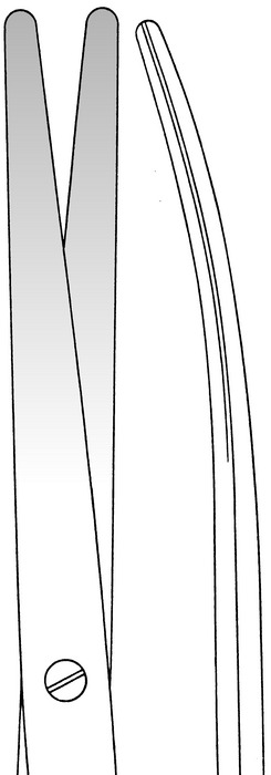 SuperCut dissecting scissors, acc. to Metzenbaum, curved, length 28.5 cm - Image 2