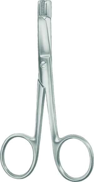 Stitch scissors, acc. to Eiselsberg, length 12 cm