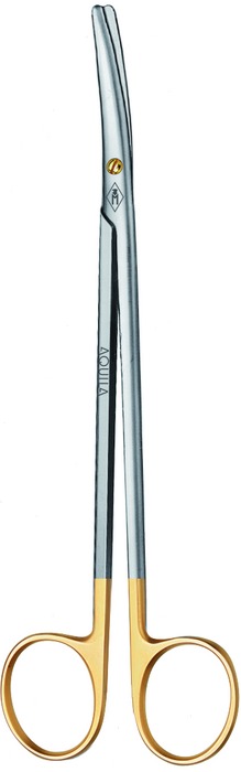 Aquila dissecting scissors, acc. to Metzenbaum, curved, length 23 cm