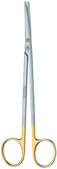 Aquila scissors, acc. to Metzenbaum-Fino, curved, fine, length 18 cm