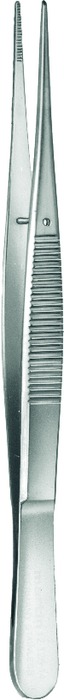 Dressing forceps, delicate, length 14.5 cm