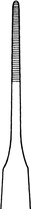 Dressing forceps, acc. to Gerald, straight, length 17.5 cm - Image 2