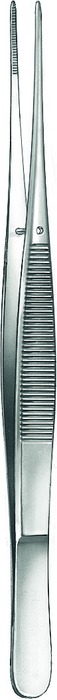 Dressing forceps, acc. to Potts-Smith, length 21 cm