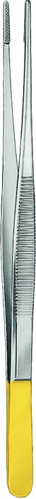 TC gold dressing forceps, acc. to Potts-Smith, length 20 cm