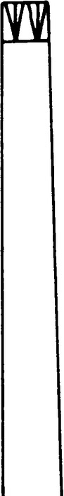 Tissue forceps, standard pattern, 2 x 3 teeth, length 14.5 cm - Image 2