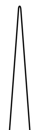 Micro forceps, tip Ø 0.15 mm, length 11 cm - Image 2