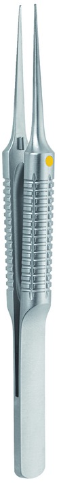 Micro forceps, Ø 0,5 mm, 1 x 2 teeth, length 11 cm