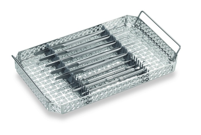 Micro forceps, straight, 6.0 mm x 0.7 mm, length 18 cm - Image 2