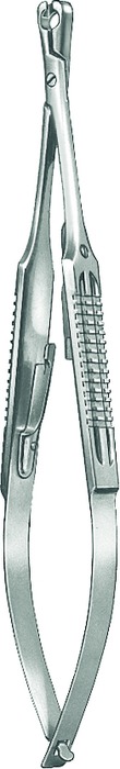 Applying forceps for mini clips, length 14.5 cm