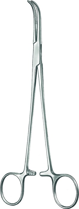 Dissecting forceps, acc. to Overholt, figure 3, length 21.5 cm