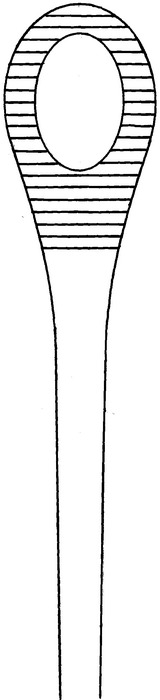 Sponge forceps, acc. to Bergmann, straight, length 24 cm - Image 2