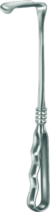 Retractor, acc. to Richardson, 48 mm x 22 mm, length 24 cm