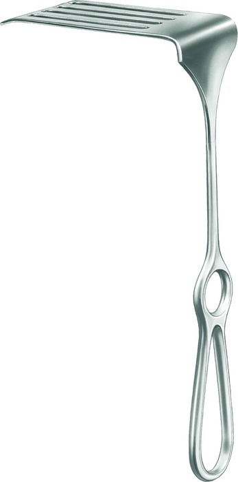 Retractor, acc. to Coryllos, 119 x 65 mm, length 24 cm
