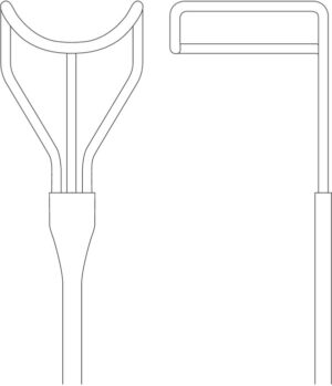 Aortic valve retractor, acc. to Borowski, figure 6, 28 mm x 29 mm, length 27 cm