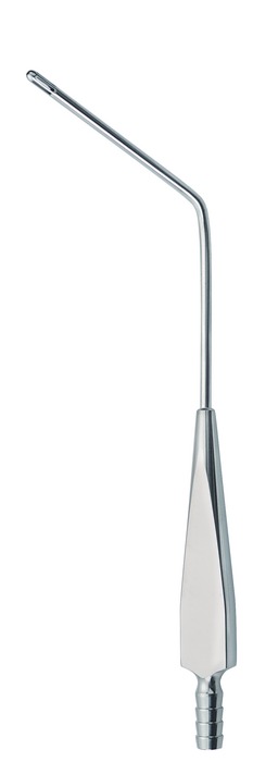 Suction tube, pediatric, 60°, Ø 3,3 mm, length 18 cm