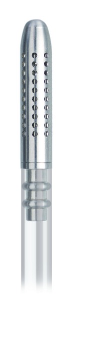 Ventricular vent, length 4.5 cm