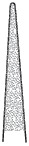 Microneedle holder, titanium, straight, without ratchet, length 18 cm