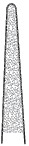 Microneedle holder, titanium, straight, without ratchet, length 15 cm