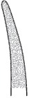 Microneedle holder, titanium, curved, without ratchet, length 15 cm