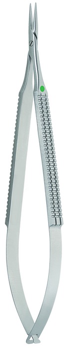Microneedle holder, straight, without ratchet, length 14.5 cm