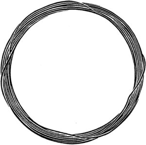 Steel wire, soft, Ø 0.4 mm length 10 m