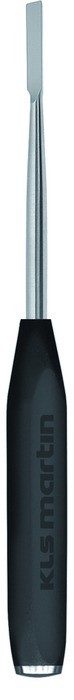 Raspatory, straight, silicone coated handle, length 20 cm