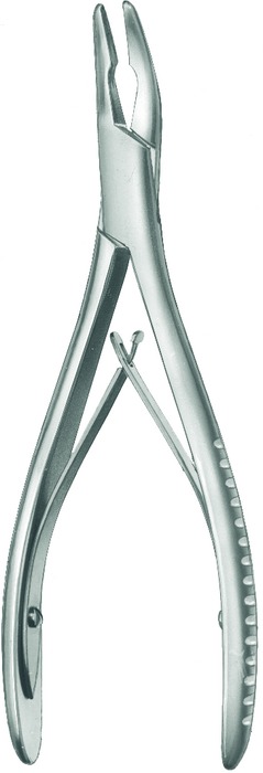 Bone rongeur, acc. to Hartmann, length 17.5 cm