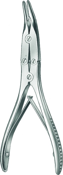 Bone rongeur, acc. to Boehler, straight, length 15 cm