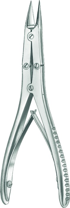 Bone cutting forceps, acc. to Böhler, straight, length 14.5 cm