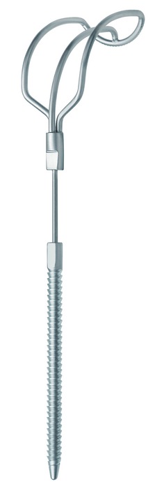 Atrium retractor, acc. to Cooley, malleable, made of stainless steel, blade depth 60 mm x blade width 35 mm, accessories for sternum retractor marGate