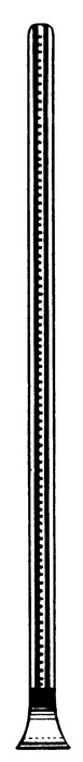 Bulldog clamp, acc. to DeBakey, titanium, straight, clamp length 55 mm, length 11 cm - Image 2