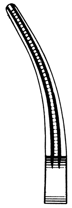 Aortic clamp , Atrauma, acc. to DeBakey-Rankin, curved, length 16 cm