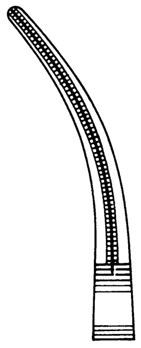 Aortic clamp , Atrauma, acc. to DeBakey-Mosquito, curved, length 15 cm