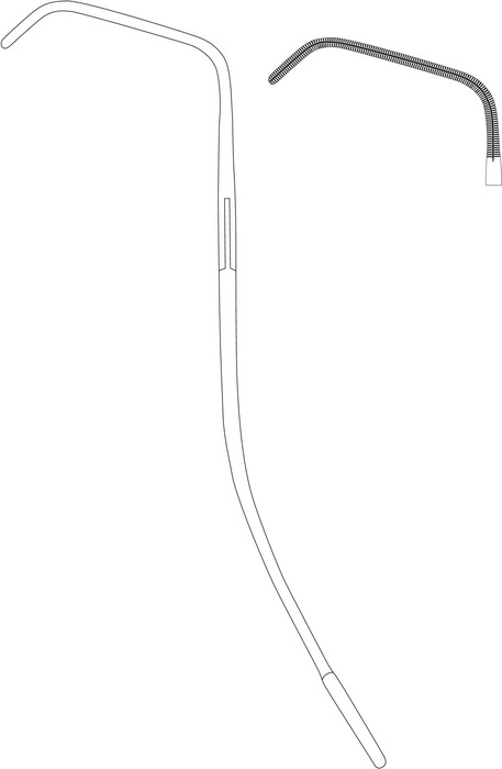 Abdominal aortic clamp, Atrauma, acc. to Cooley, length 26 cm - Image 2