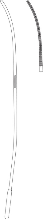 Abdominal aortic clamp, Atrauma, acc. to Cooley, length 31.5 cm - Image 2
