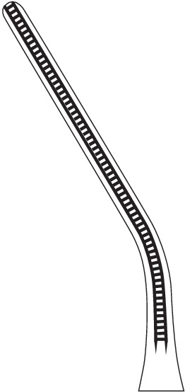 Carotid clamp, acc. to Gregory-Style, Atrauma, right, clamp length 47 mm, length 9.5 cm - Image 2