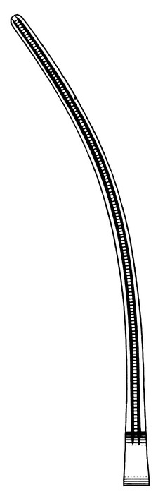 Aortic aneurysm clamp, Atrauma, acc. to DeBakey, length 27 cm