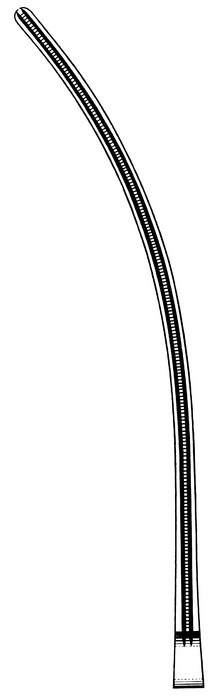 Aortic aneurysm clamp, Atrauma, acc. to DeBakey, length 33 cm