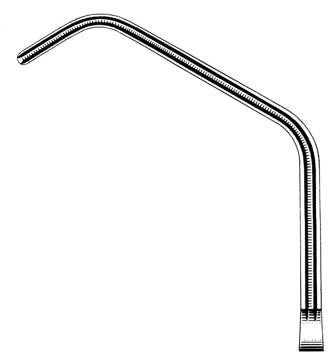 Tangential occlusion clamp, Atrauma, acc. to Satinsky, length 27.5 cm