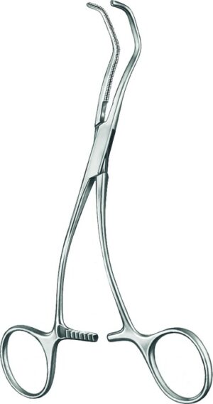 Anastomosis clamp, Atrauma, acc. to DeBakey, length 16.5 cm