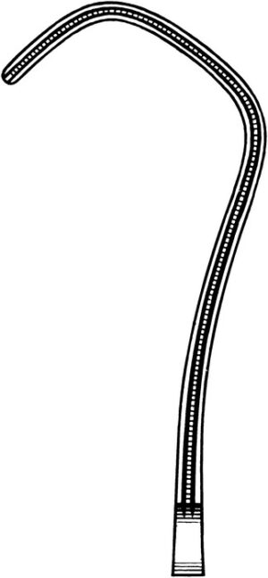 Anastomosis clamp, Atrauma, acc. to Derra, figure 3, length 17.5 cm