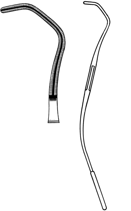 Vascular clamp, Atrauma, acc. to Cooley, double curved, length 16 cm - Image 2